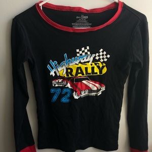 Black race cars long sleeve